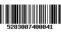 Código de Barras 5283007400041