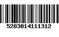 Código de Barras 5283014111312