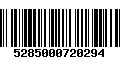 Código de Barras 5285000720294