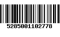 Código de Barras 5285001102778