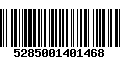 Código de Barras 5285001401468