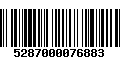 Código de Barras 5287000076883