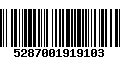 Código de Barras 5287001919103