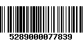 Código de Barras 5289000077839