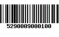 Código de Barras 5290009000100