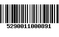 Código de Barras 5290011000891