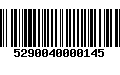 Código de Barras 5290040000145