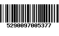 Código de Barras 5290097005377