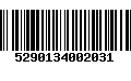 Código de Barras 5290134002031