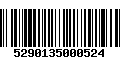 Código de Barras 5290135000524