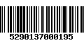 Código de Barras 5290137000195