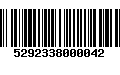 Código de Barras 5292338000042