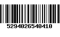 Código de Barras 5294026540410