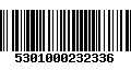 Código de Barras 5301000232336