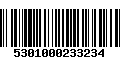 Código de Barras 5301000233234