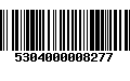 Código de Barras 5304000008277