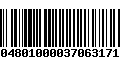 Código de Barras 530480100003706317122