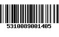 Código de Barras 5310089001405