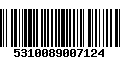 Código de Barras 5310089007124