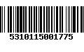 Código de Barras 5310115001775