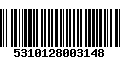 Código de Barras 5310128003148