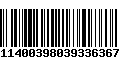 Código de Barras 531140039803933636779