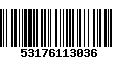 Código de Barras 53176113036