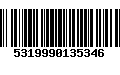 Código de Barras 5319990135346