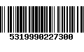 Código de Barras 5319990227300