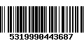 Código de Barras 5319990443687