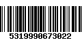 Código de Barras 5319990673022