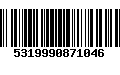 Código de Barras 5319990871046