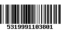 Código de Barras 5319991103801