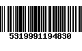 Código de Barras 5319991194830