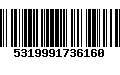 Código de Barras 5319991736160