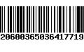 Código de Barras 532060036503641771998