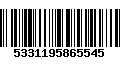 Código de Barras 5331195865545