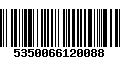 Código de Barras 5350066120088