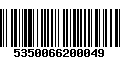 Código de Barras 5350066200049