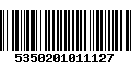 Código de Barras 5350201011127