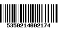 Código de Barras 5350214002174