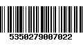 Código de Barras 5350279007022