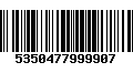 Código de Barras 5350477999907