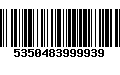 Código de Barras 5350483999939