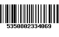 Código de Barras 5350802334069