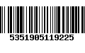 Código de Barras 5351905119225