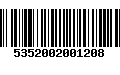 Código de Barras 5352002001208