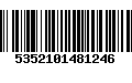 Código de Barras 5352101481246