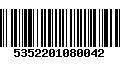 Código de Barras 5352201080042