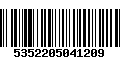 Código de Barras 5352205041209